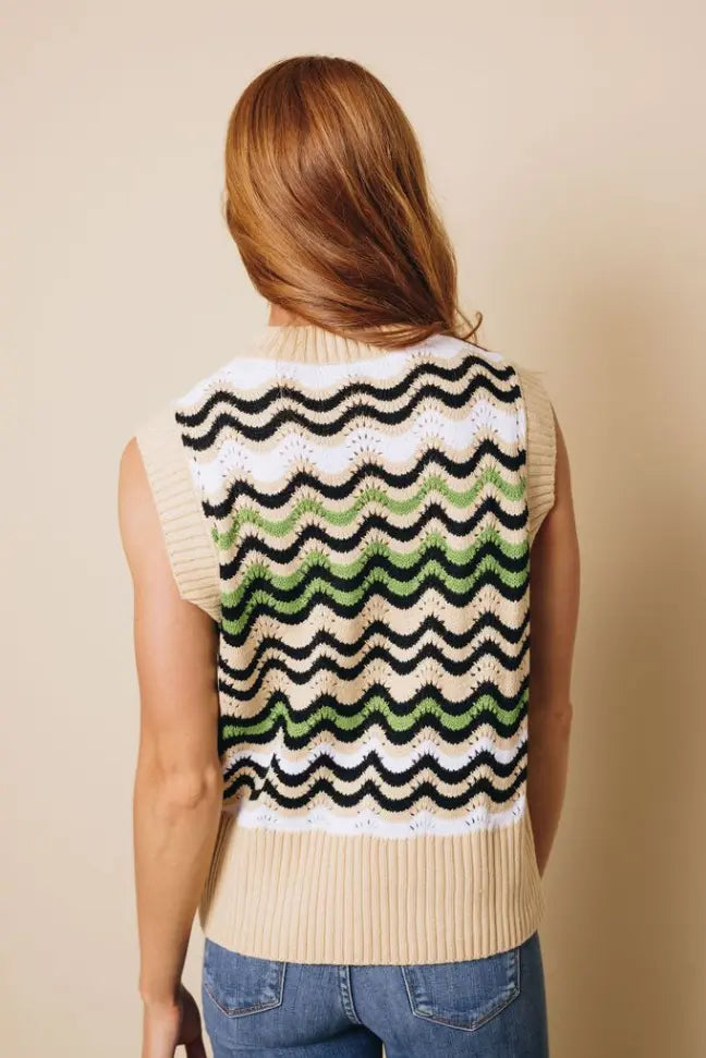 Zaire Vest Sweater Stay Warm in Style