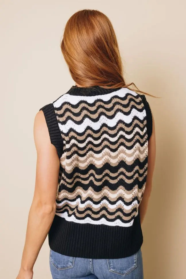 Zaire Vest Sweater Stay Warm in Style