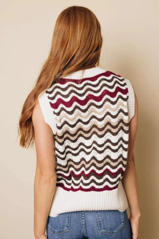 Zaire Vest Sweater Stay Warm in Style