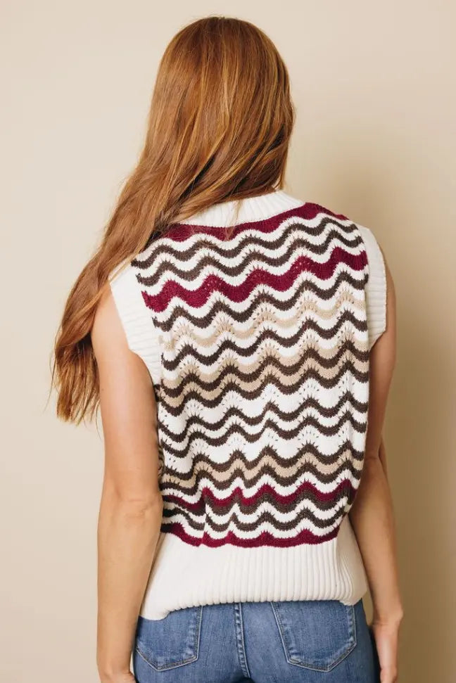 Zaire Vest Sweater Stay Warm in Style