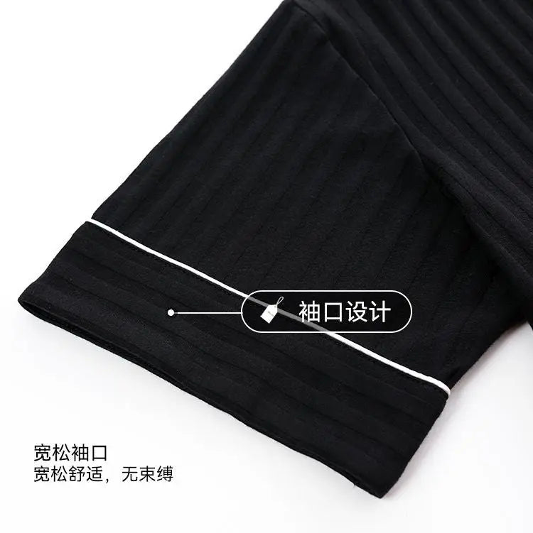 Zhuojia plus size Pajamas Men's Summer Plus Weight Increase Short-sleeved Pants Loose Cardigan Home Wear Men's 220kg GreatEagleInc