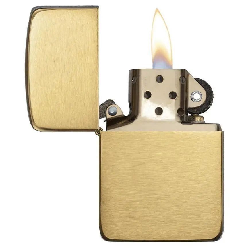 Zippo Windproof Lighter 1941 Replica Brushed Brass Zippo