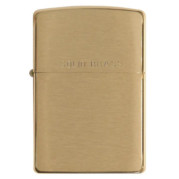Zippo Windproof Lighter Brushed Brass Finish Classic Case Zippo