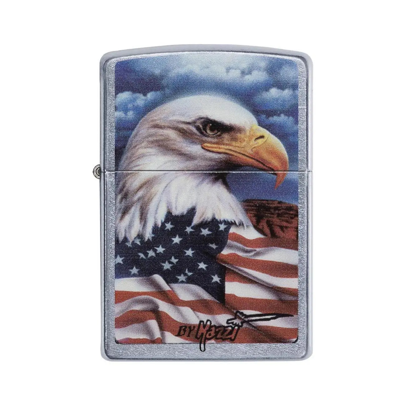 Zippo Windproof Lighter Mazzi - Freedom Watch Street Chrome Zippo