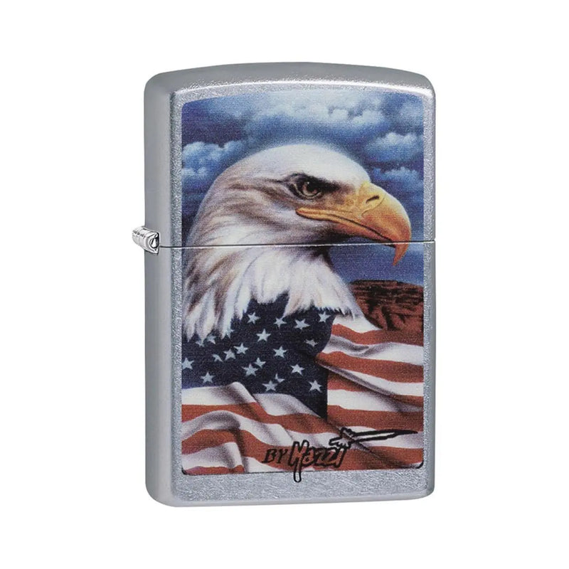 Zippo Windproof Lighter Mazzi - Freedom Watch Street Chrome Zippo