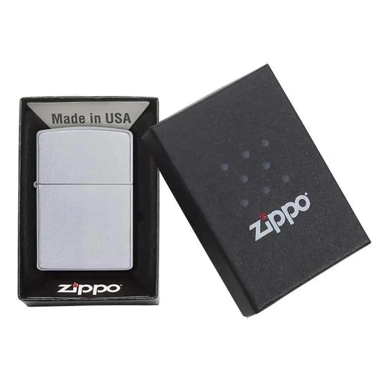 Zippo Windproof Lighter Satin Chrome Zippo