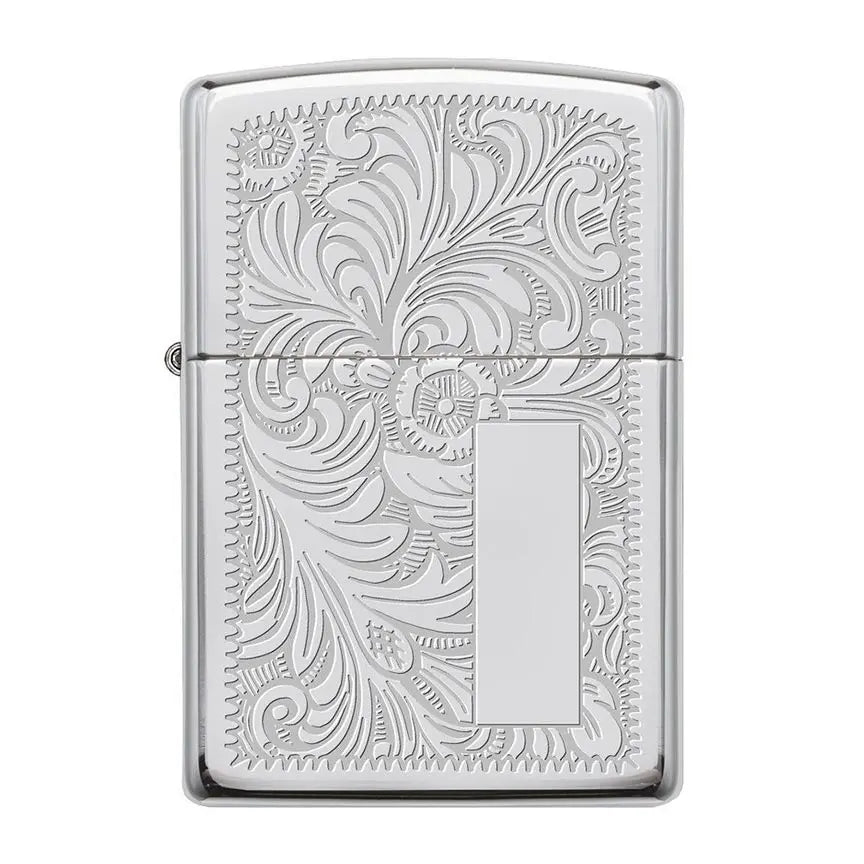 Zippo Windproof Lighter Venetian 352 High Polish Chrome Zippo