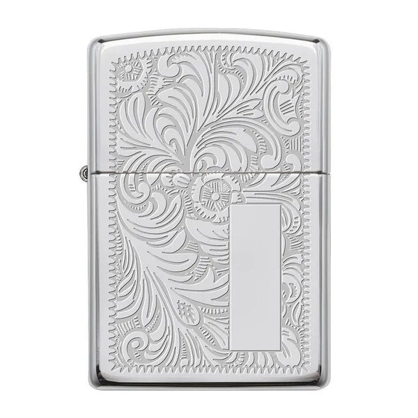 Zippo Windproof Lighter Venetian 352 High Polish Chrome Zippo