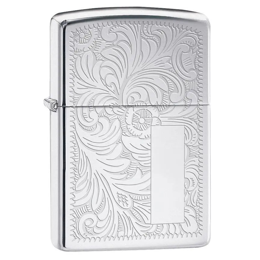 Zippo Windproof Lighter Venetian 352 High Polish Chrome Zippo