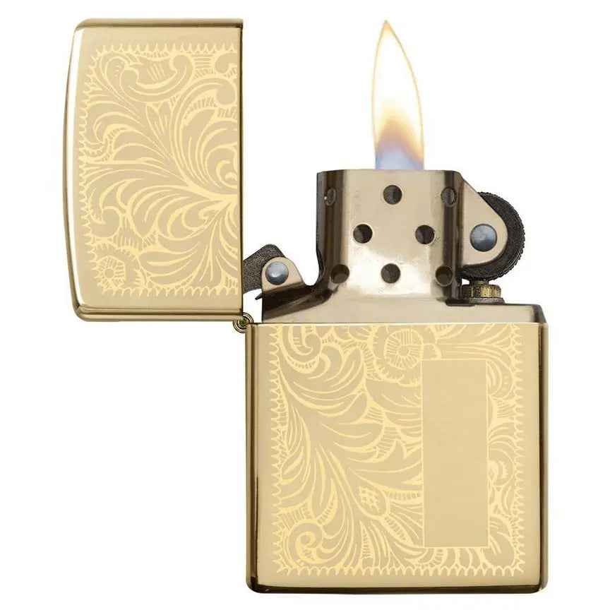 Zippo Windproof Lighter Venetian High Polish Brass (venetian Brass) Zippo