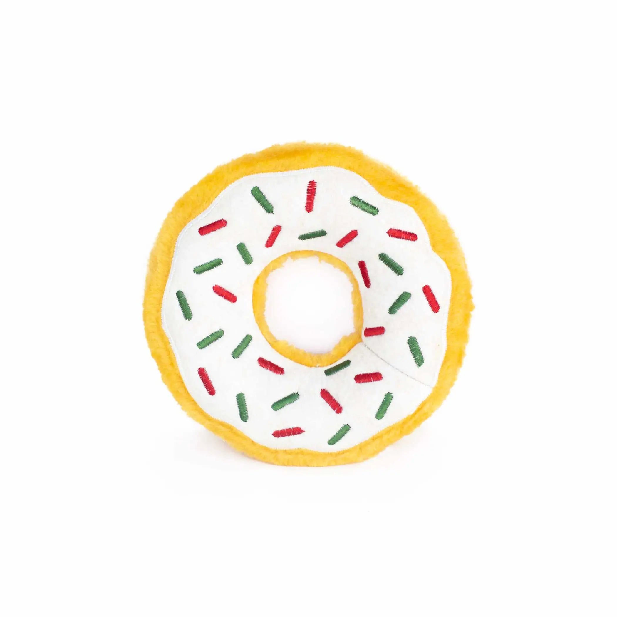 ZippyPaws Donutz Peppermint Plush Dog Toy ZippyPaws