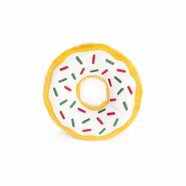 ZippyPaws Donutz Peppermint Plush Dog Toy ZippyPaws