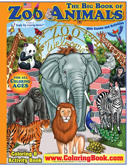 Zoo Animals Really Big Coloring Books Really Big Coloring Books