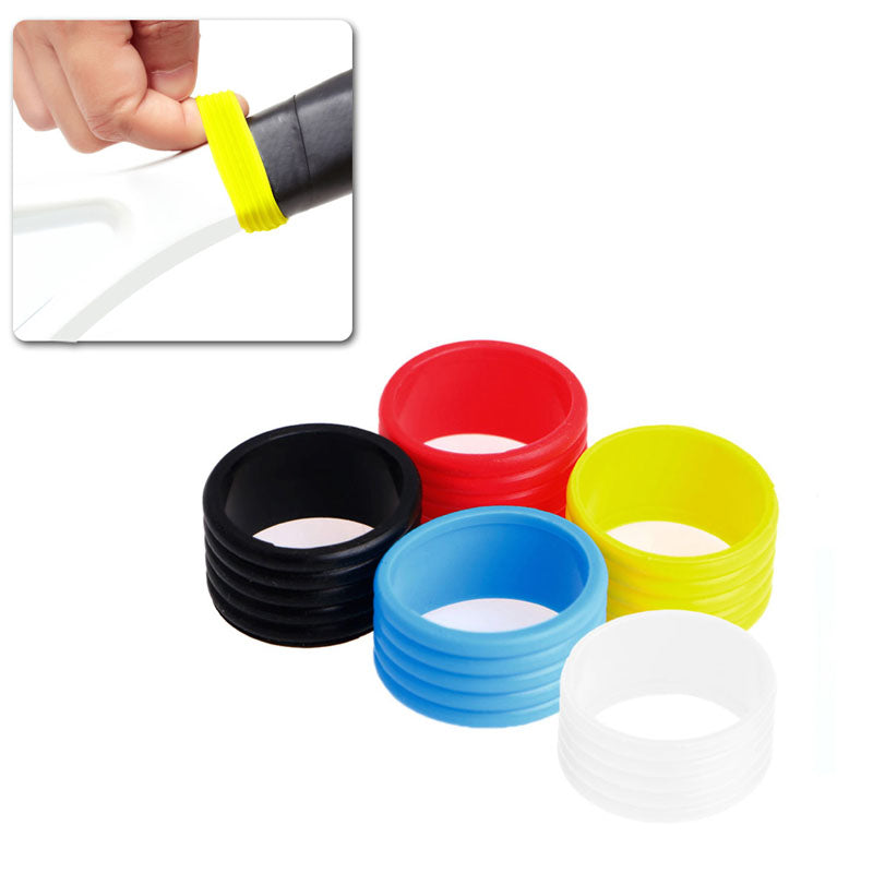 1Pc Stretchy Tennis Racket Handle's Rubber Ring Tennis Racquet Band Over Grips