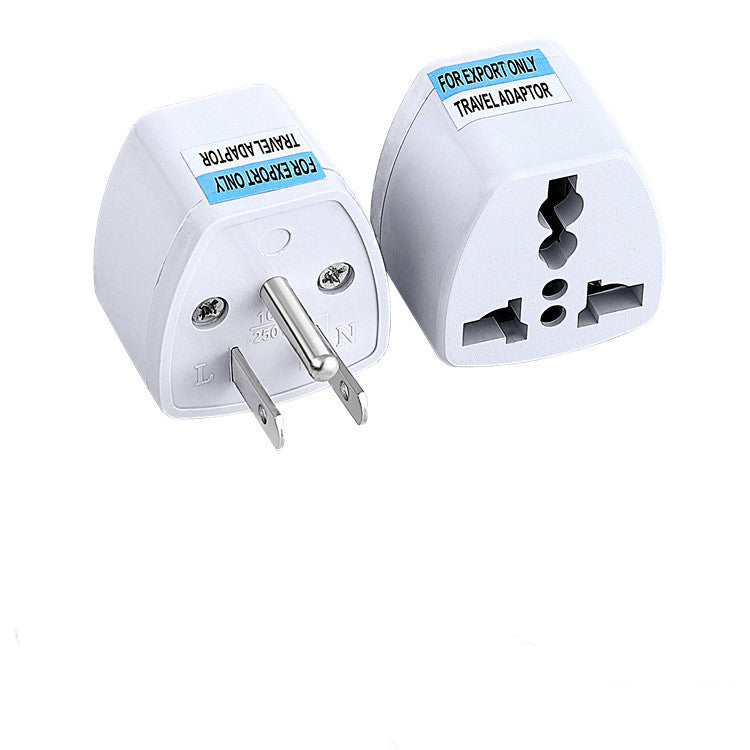 Supply British Standard European Standard Adapter American Standard to Australian Standard to German Standard Conversion Plug European Standard Round Flat Plug US 3 feet White