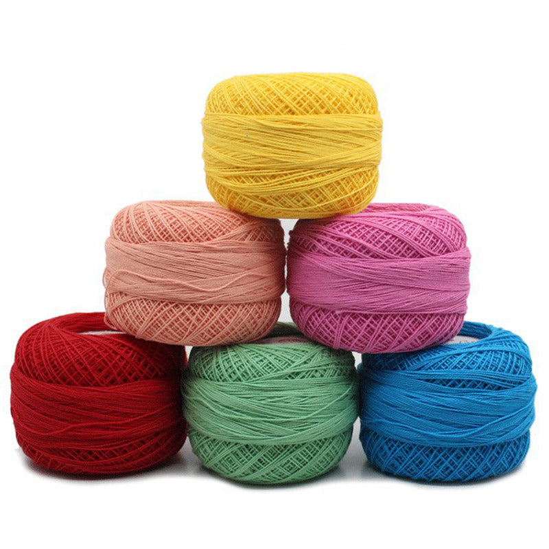 Crochet Knitting yarn Soft Comfortable Thin Yarn Lace Threads for Knitting 14 Colour Eco-friendly Dyed Sweater Scarf