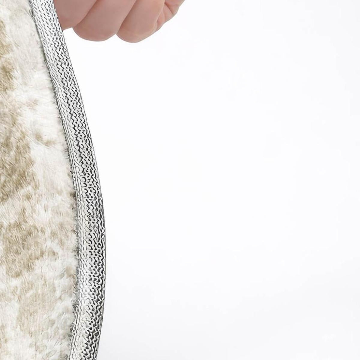 10' X 14' Beige And Ivory Geometric Shag Washable Area Rug With UV Protection - Home & Garden