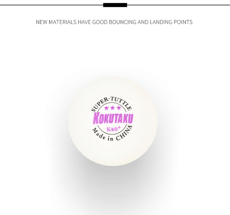 50balls/100balls 3 Star K40+ Table Tennis Ball Professional Trianing Games Seamed ABS Plastic Ping Pong Balls