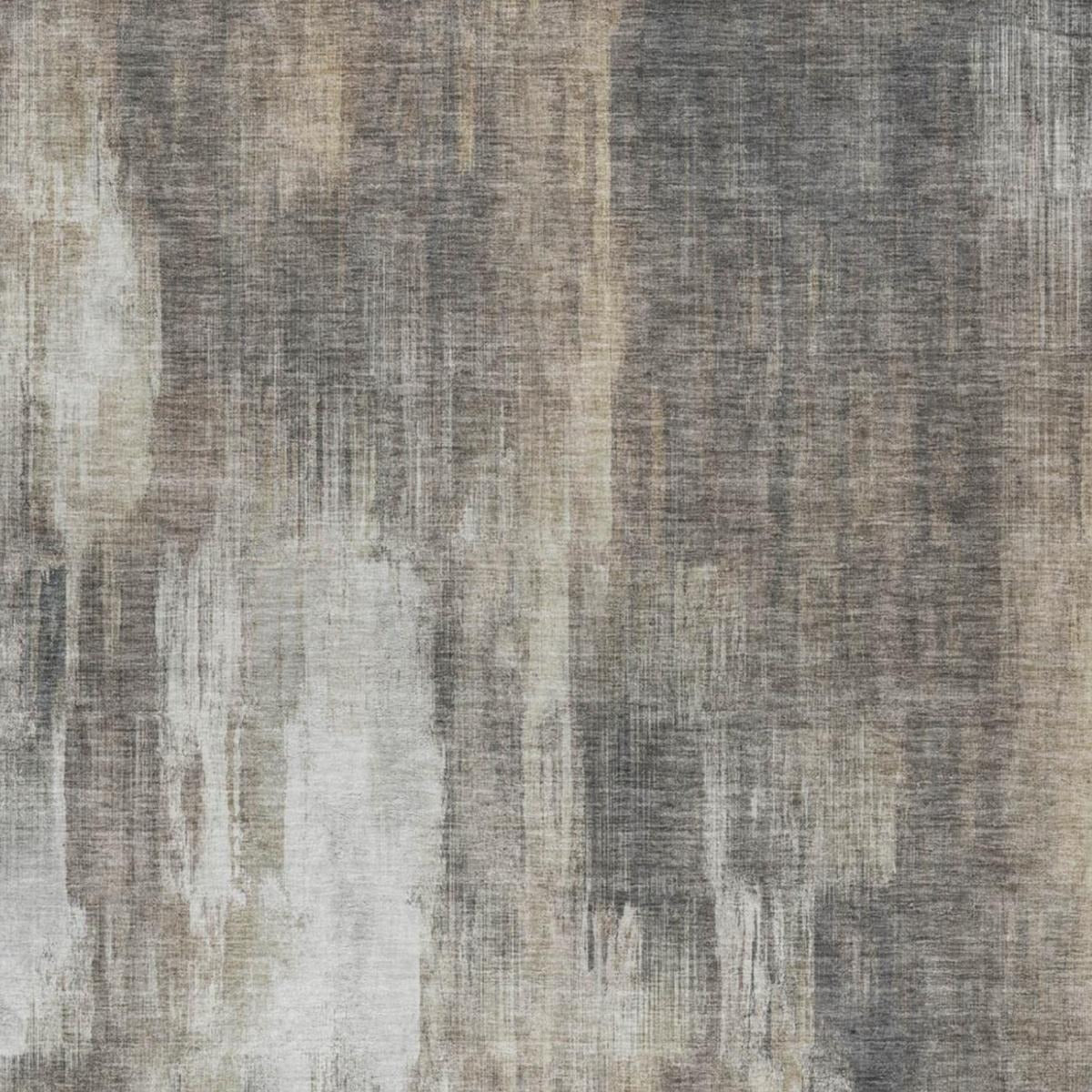 10' X 14' Taupe And Beige Abstract Shag Washable Area Rug With UV Protection - Home & Garden
