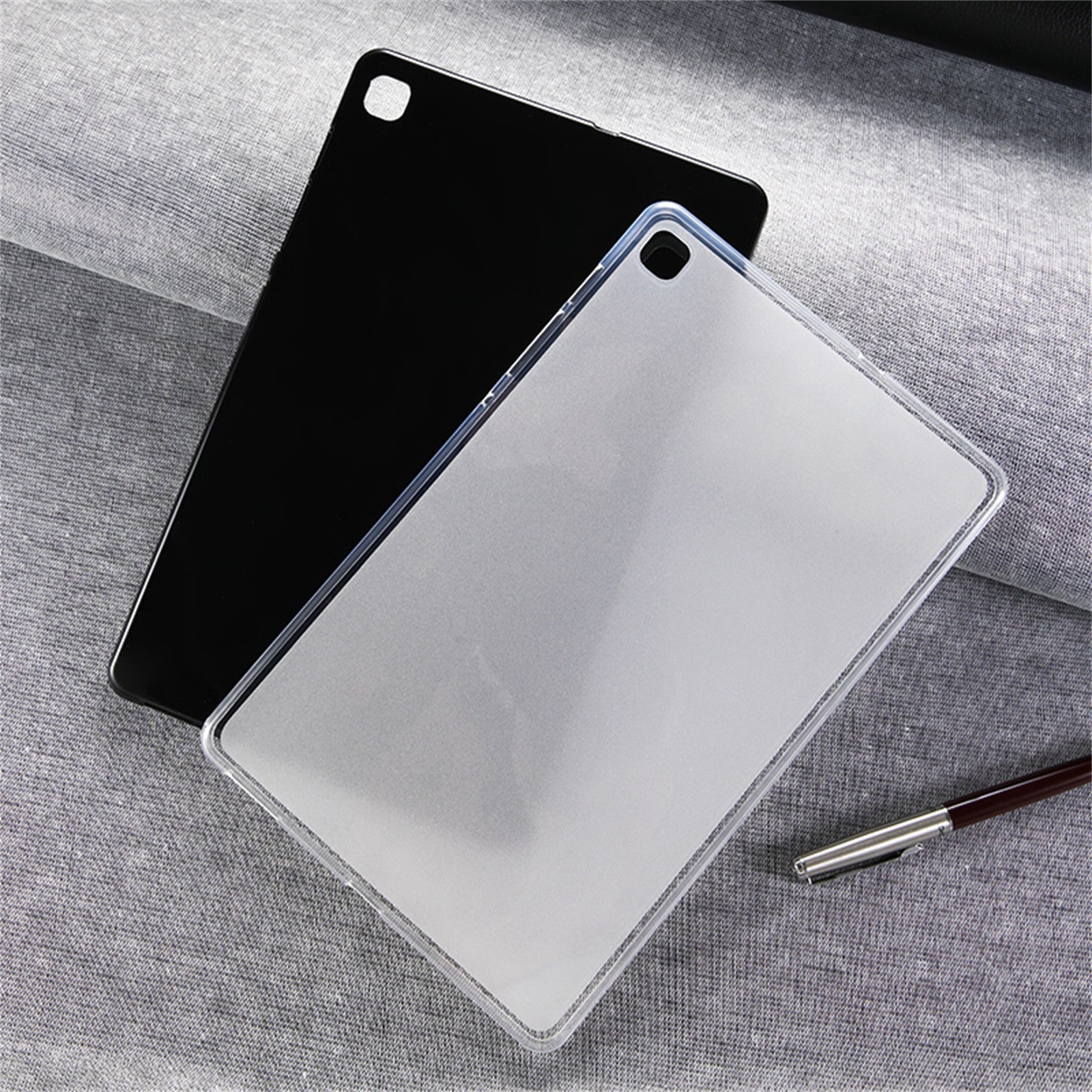 For Samsung Galaxy Tab A7 10.4 T500/505 Clear TPU Shock-proof Case Cover