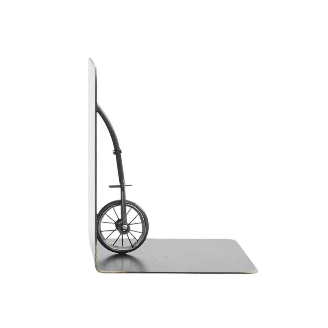 c1870 High Wheeler Bicycle Metal Decorative Bookends Homeroots Home Decor