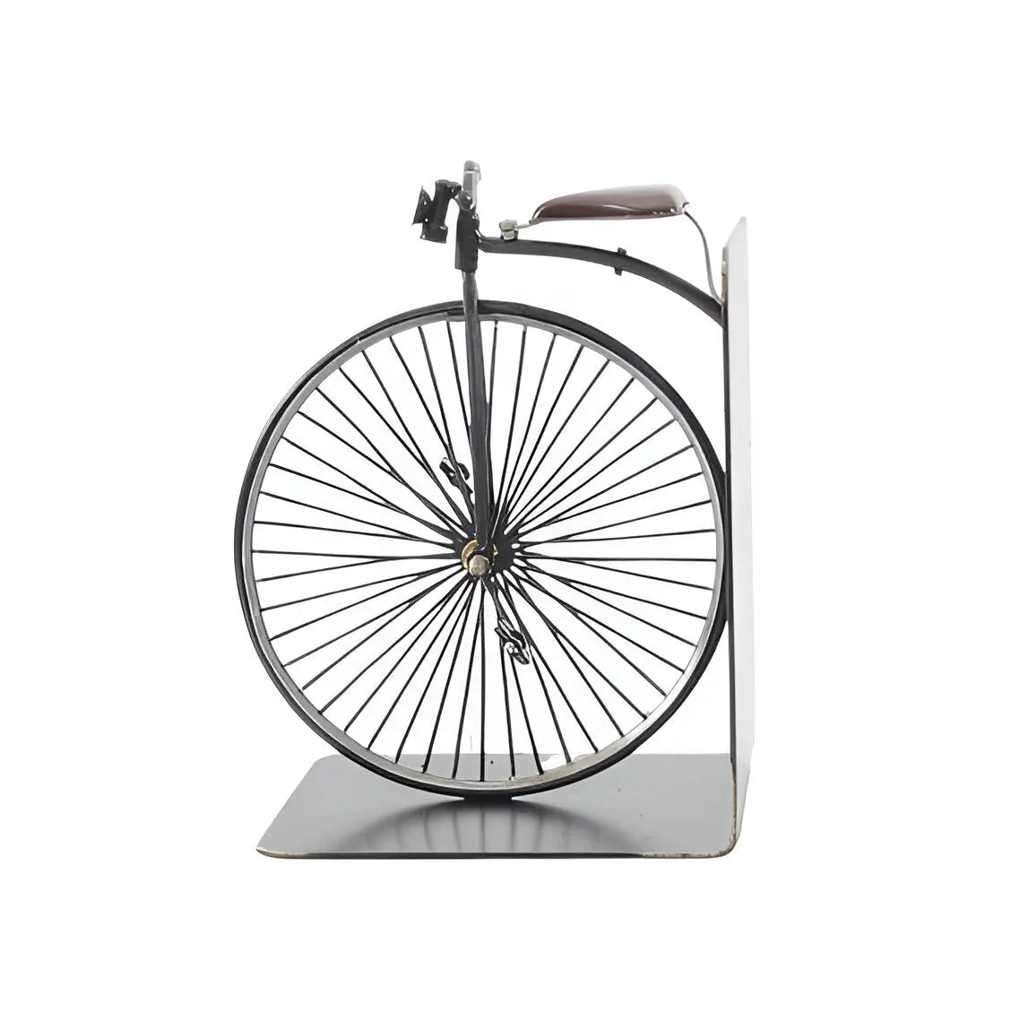 c1870 High Wheeler Bicycle Metal Decorative Bookends Homeroots Home Decor