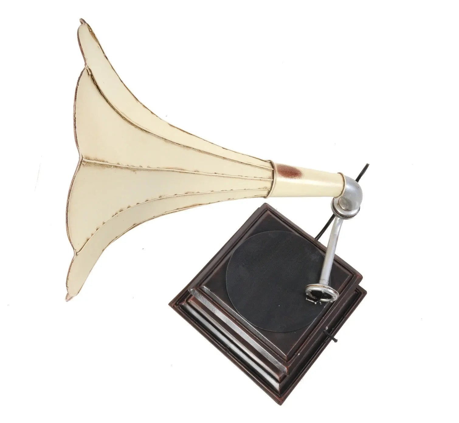 c1911 HMV Gramophone Built to Scale Model Sculpture Homeroots Home Decor