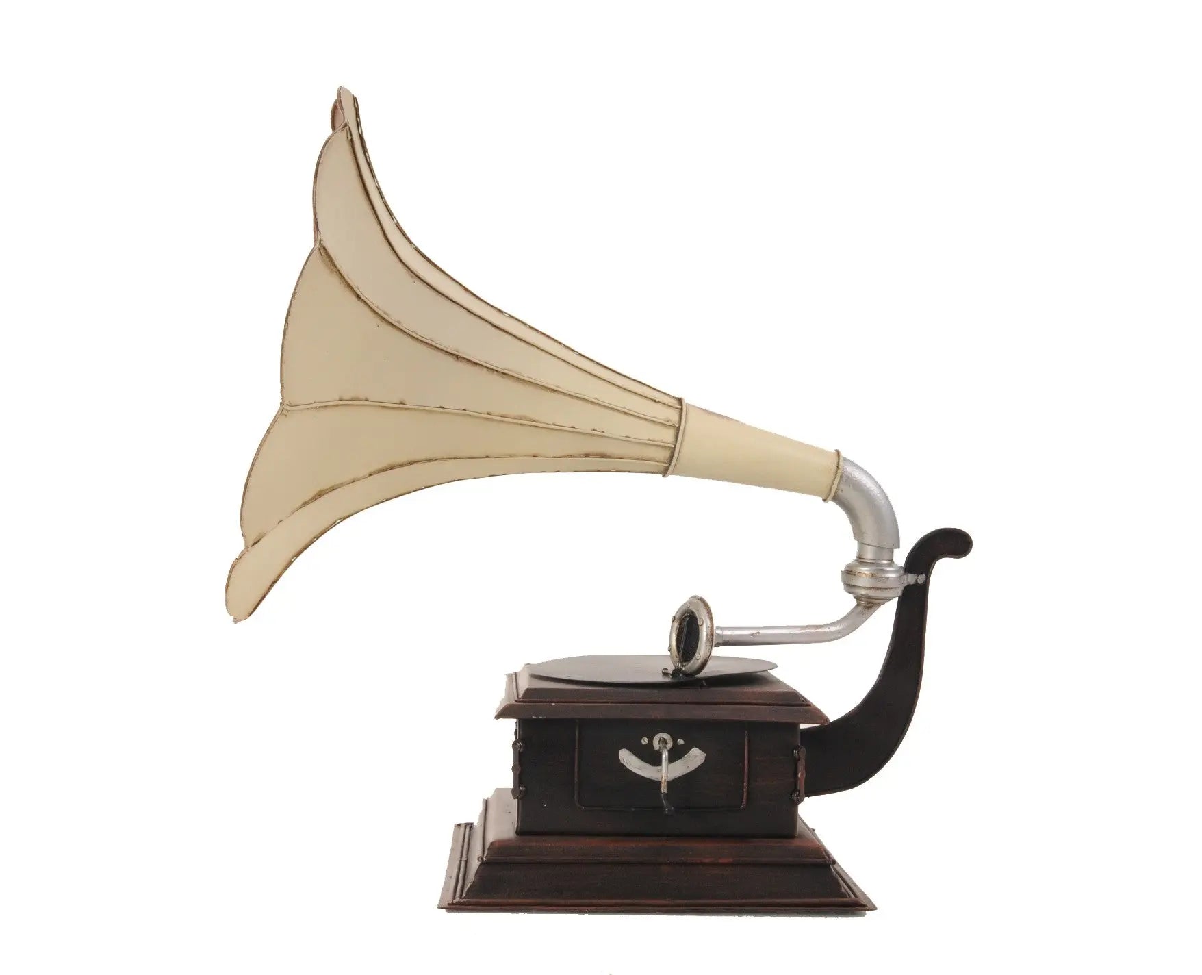 c1911 HMV Gramophone Built to Scale Model Sculpture Homeroots Home Decor