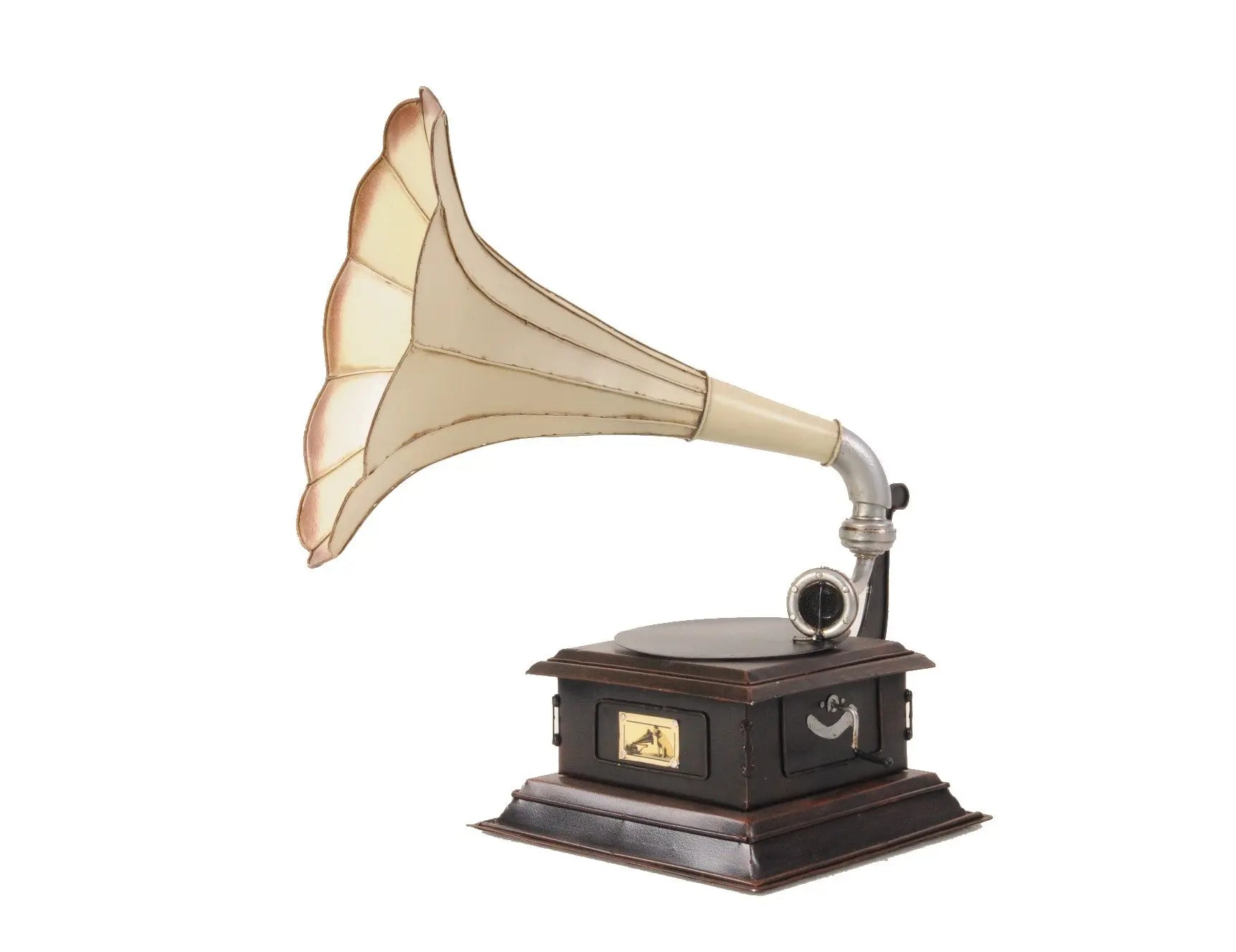 c1911 HMV Gramophone Built to Scale Model Sculpture Homeroots Home Decor