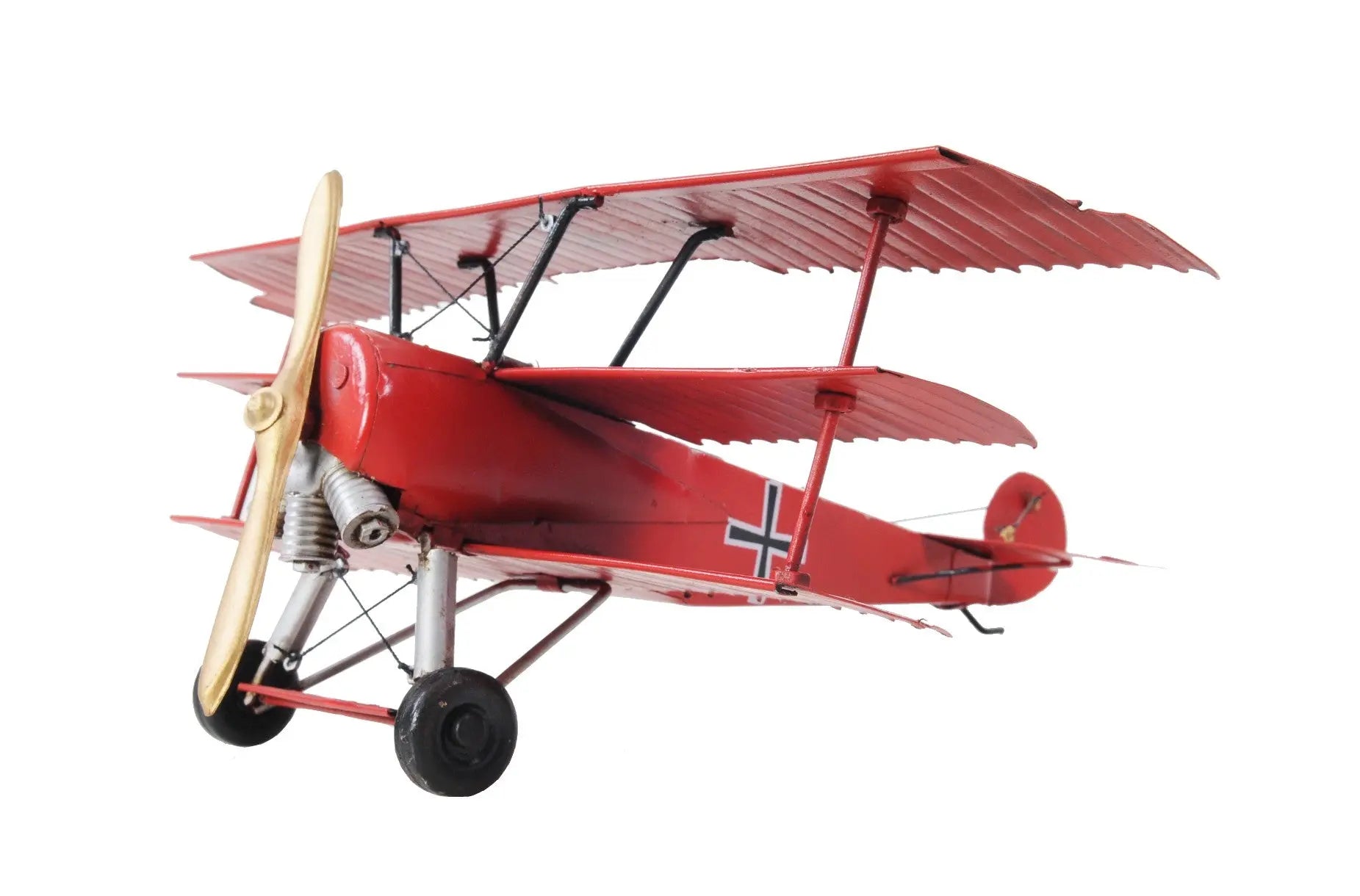 c1916 Red Baron Fokker Triplane Model Sculpture Homeroots Home Decor