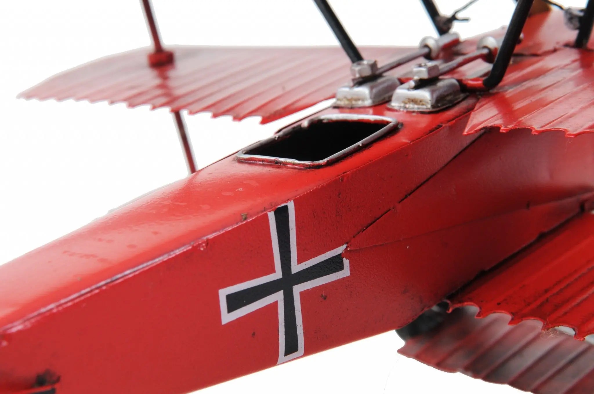 c1916 Red Baron Fokker Triplane Model Sculpture Homeroots Home Decor