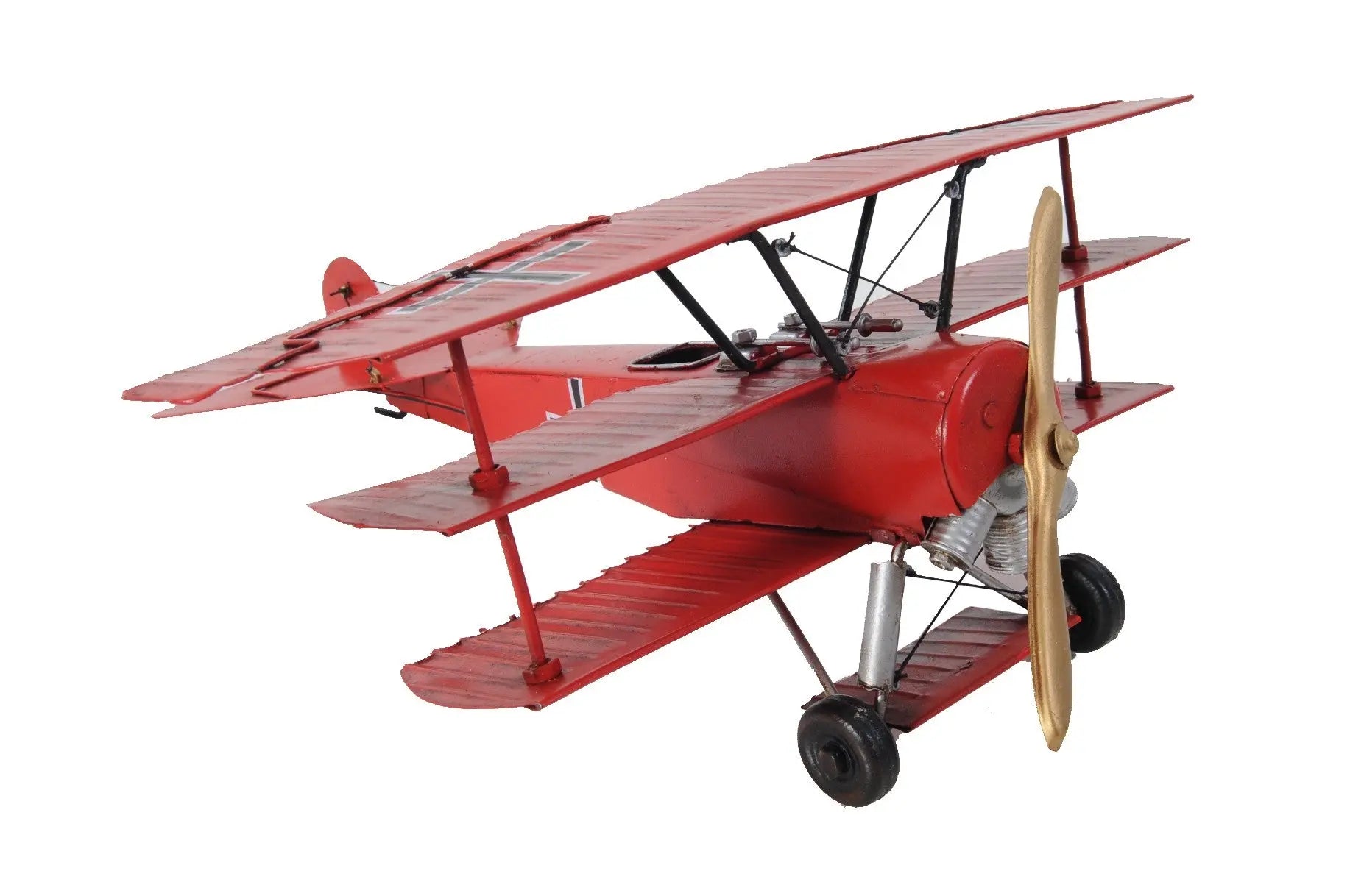 c1916 Red Baron Fokker Triplane Model Sculpture Homeroots Home Decor