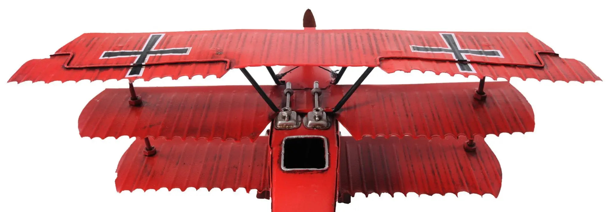 c1916 Red Baron Fokker Triplane Model Sculpture Homeroots Home Decor