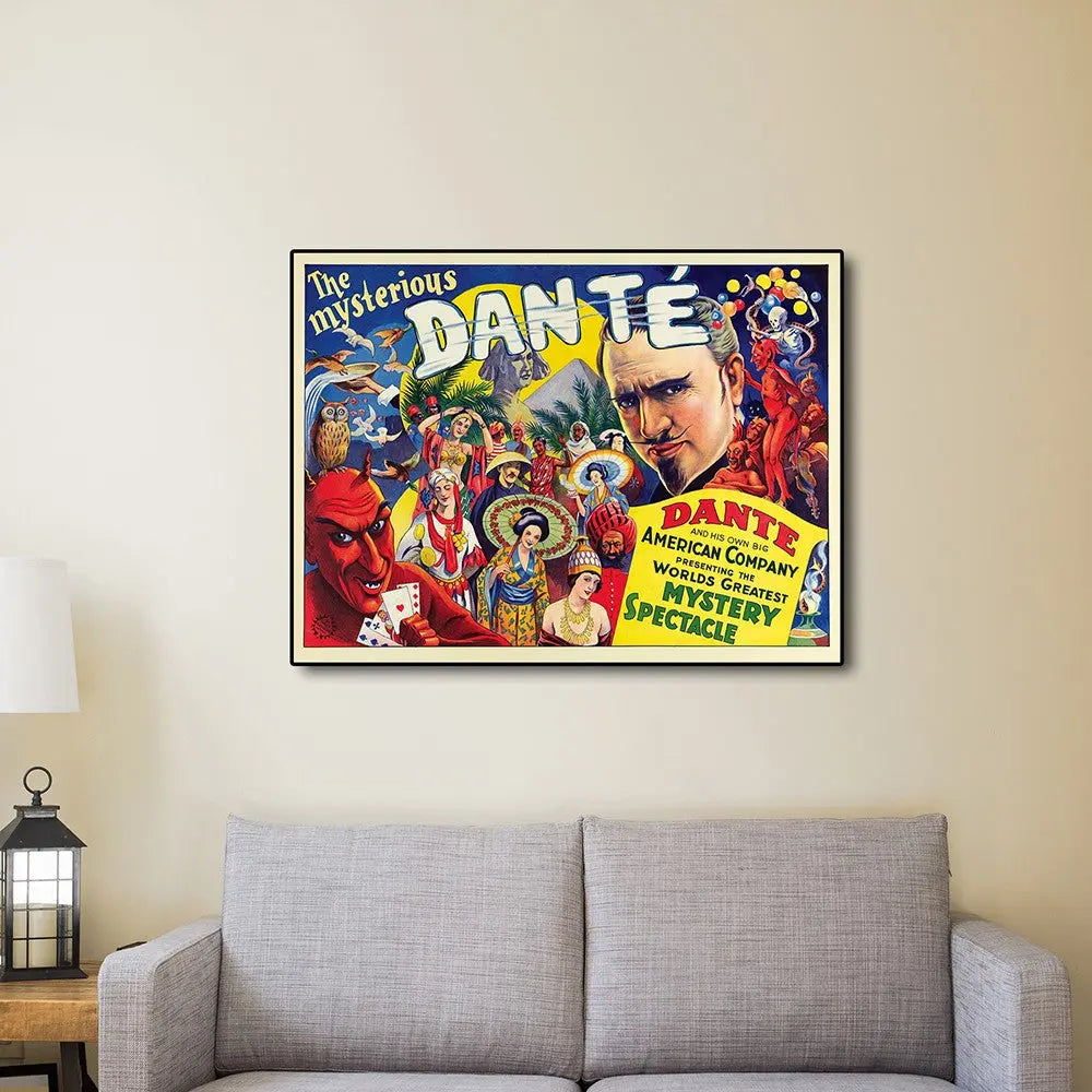 George The Supreme Master Vintage Magic Unframed Print Wall Art - GreatEagleInc