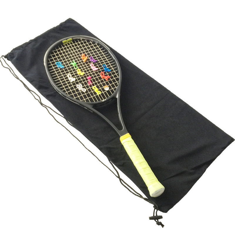 Verdickte Velet-Tennistasche für 1–2 Tennisschläger, einzelnes Schulterpaket, Tennis-Padel-Schutzhülle für Schläger