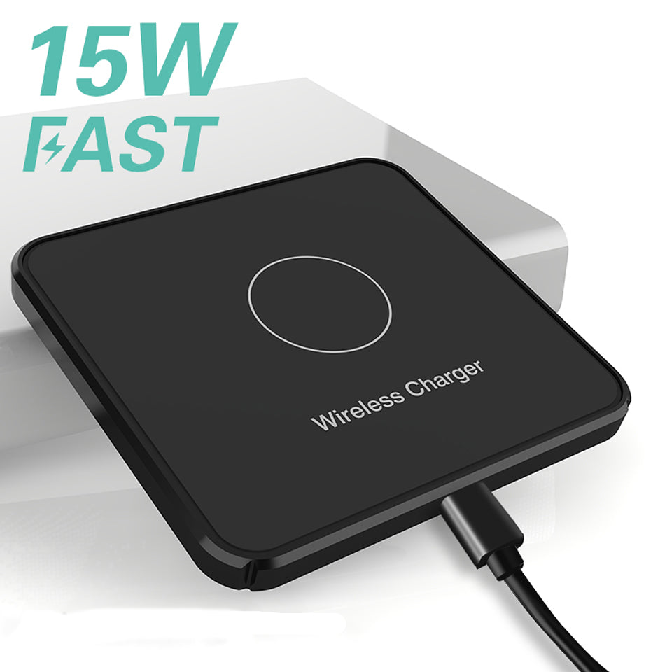 Fast Charging Convenient 15w Wireless Multifunctional Smart Power Pad Phone Charger for Cellphone Home Desktop Car
