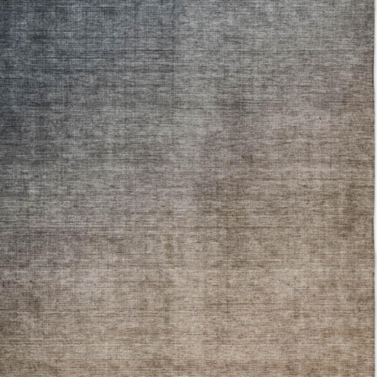 3' X 5' Gray And Charcoal Ombre Shag Washable Area Rug With UV Protection - Home & Garden