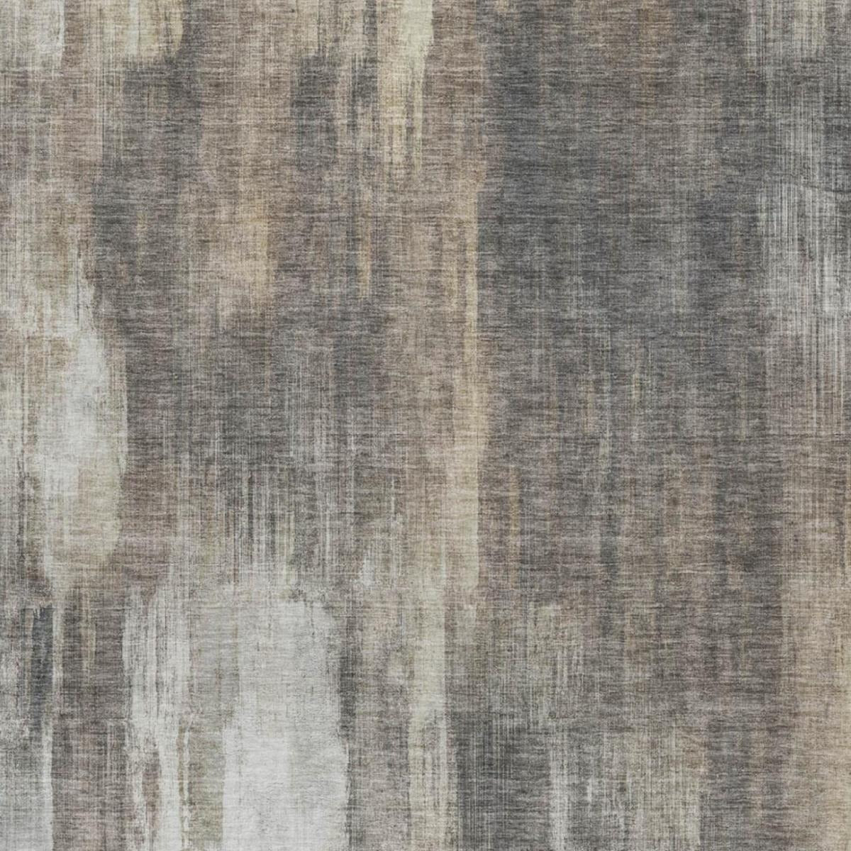10' X 14' Taupe And Beige Abstract Shag Washable Area Rug With UV Protection - Home & Garden