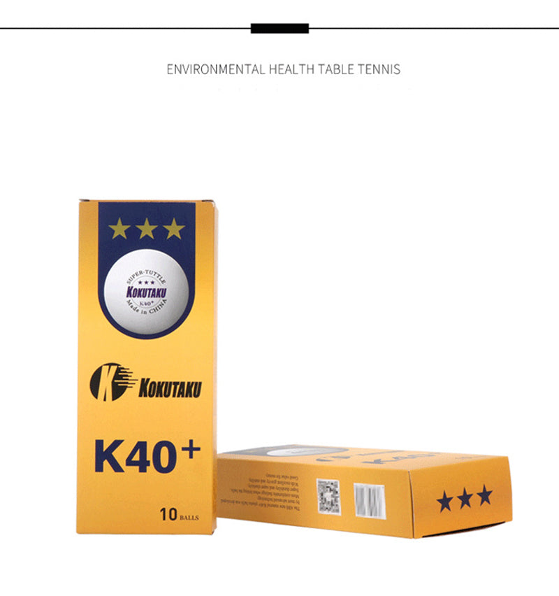 50balls/100balls 3 Star K40+ Table Tennis Ball Professional Trianing Games Seamed ABS Plastic Ping Pong Balls