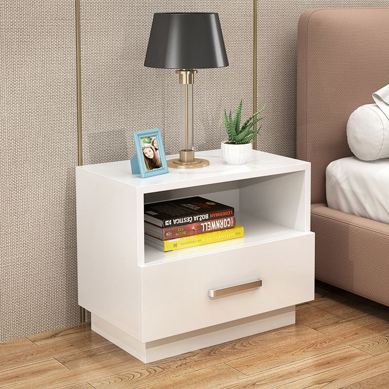 Bedroom Bedside Table Nordic Furniture Living Room Lockers Modern Simplicity Coffee Table Side Table TV Side White Table A1 Grid