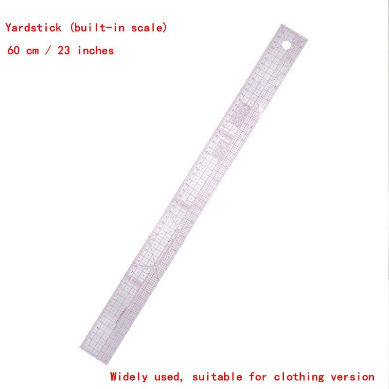 7Pcs/set Sewing Tailor French Curve Pattern Grading Rulers Drawing Line Measure Clothing Patchwork Ruler Set