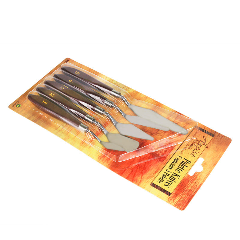 Mixed Palette Knife Painting Stainless Steel Scraper Spatula Art Supplies for Artist Canvas Oil Paint Color