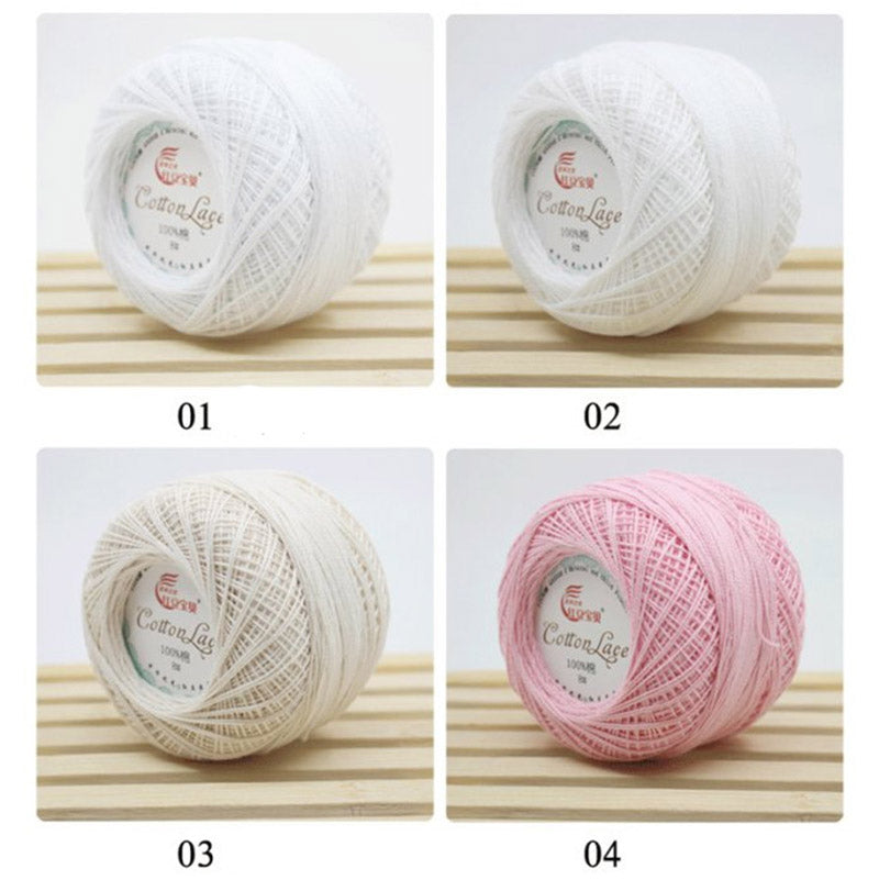 Crochet Knitting yarn Soft Comfortable Thin Yarn Lace Threads for Knitting 14 Colour Eco-friendly Dyed Sweater Scarf