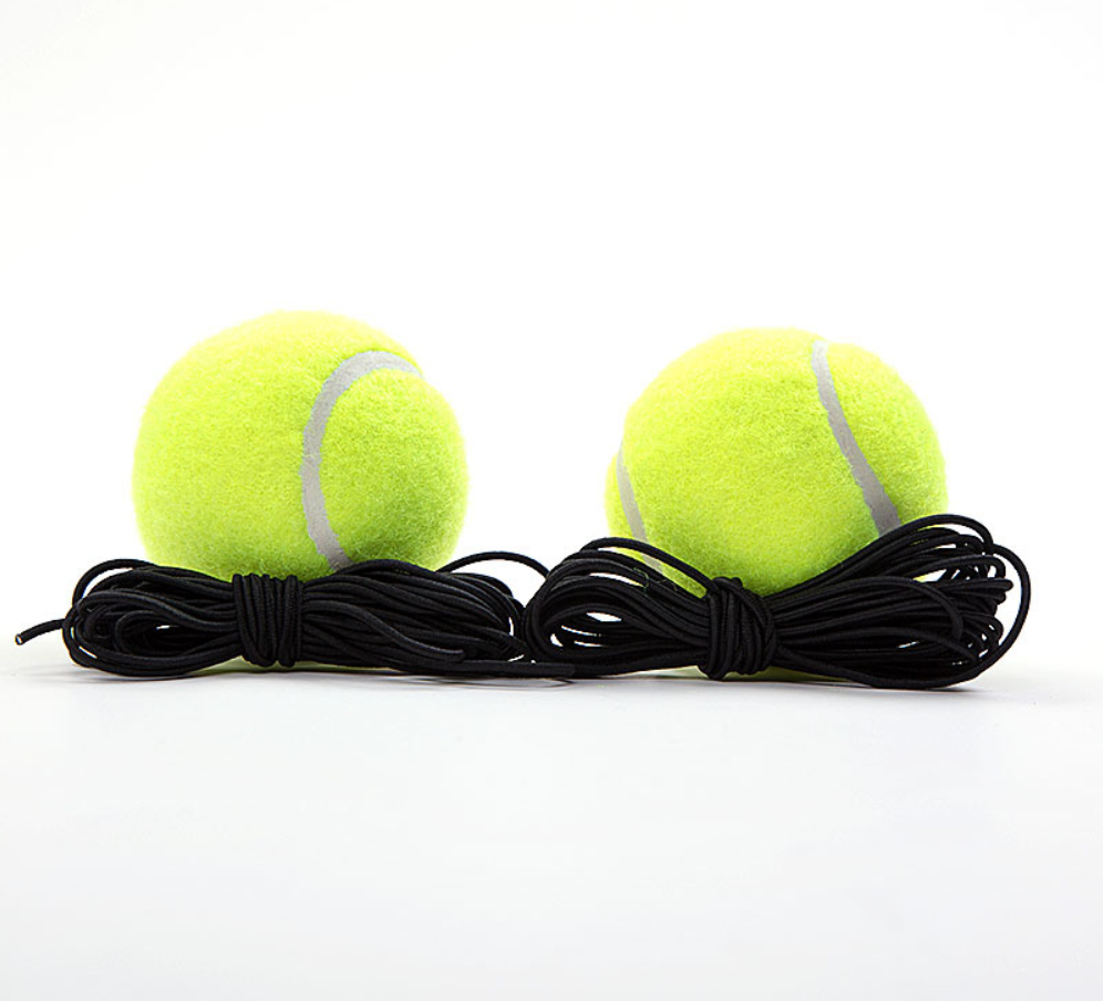 Professional Tennis Training Ball With 4m Elastic Rope Rebound Practice Ball With String Portable Tennis Train Balls