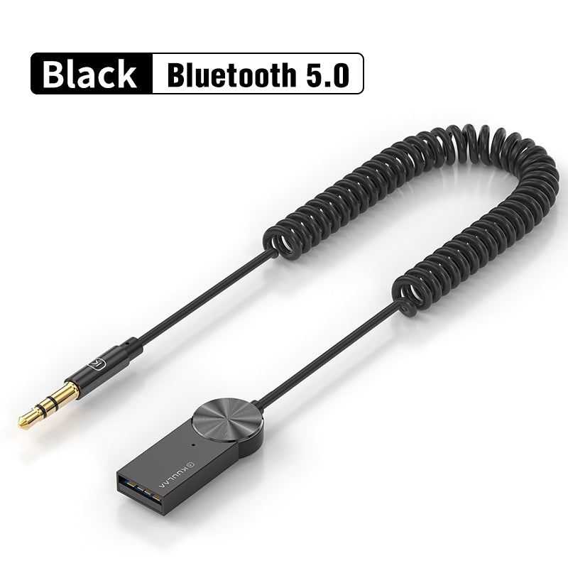 Aux Bluetooth-compatible Adapter Dongle Cable For Car 3.5mm Jack Aux 5.0 Receiver Speaker Audio Music Transmitter