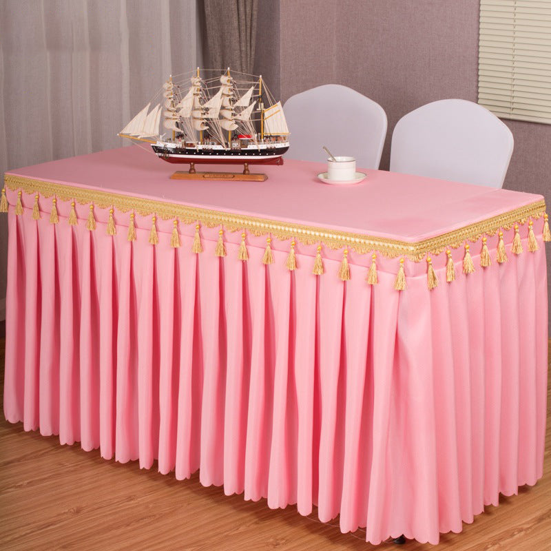 Home Hotel Tablecloth Dinning Table Set Decorating Wedding Decor Table Cloth White Coffee Table for Living Room Table Cover