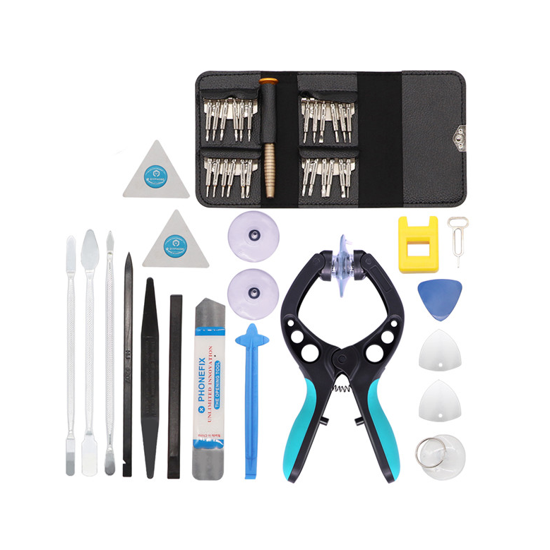 22 IN 1 Professional Hand Tools Set Multi Opening Disassembly Repair Tool Set For Samsung S6 S7 S8 Cell Phone Repair Tools Kits