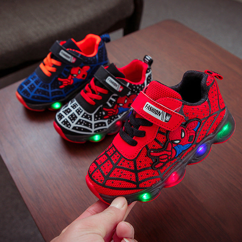 Baby Boys Girls Sneakers Lighted Kids Infant Tennis Children Casual Shoes