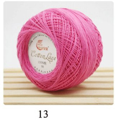 Crochet Knitting yarn Soft Comfortable Thin Yarn Lace Threads for Knitting 14 Colour Eco-friendly Dyed Sweater Scarf