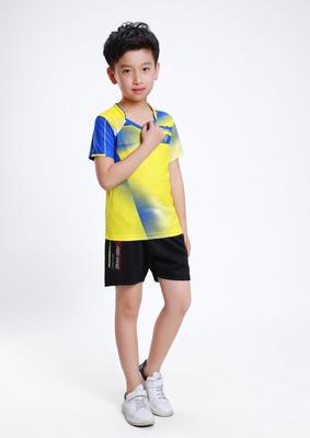 Boys Badminton Sets , children tennis clothes , badminton Suit for kids , table Shirt + Shorts Set , Cool table tennis clothing